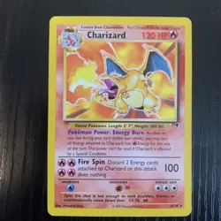 Charizard - 3/110 Legendary Non-Holo - Pokemon Card - Moderately Played - Image 2