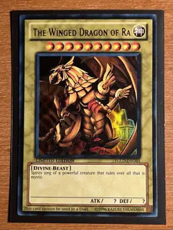 Yu-Gi-Oh Egyptian God Card Set- Obelisk, Slifer, & Winged Dragon Of Ra (YGLD) - Image 5