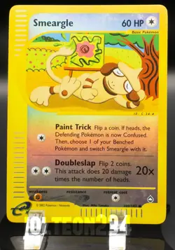 Pokemon TCG Card - Smeargle 109/147 Aquapolis Reverse Holo Common - Image 1