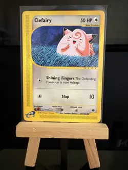 CLEFAIRY - 101/165 Expedition Base Set - Regular Common LP - Pokemon TCG Card - Image 1