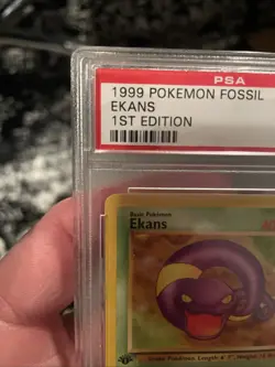 1999 Ekans 46/62 1st Edition NM-LP English Pokemon Fossil Non-Holo Card PSA 10 - Image 5