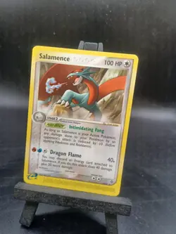 2003 Pokemon | Salamence 19/97 | Non-Holo Foil Rare Card HP E-reader E-Series - Image 1