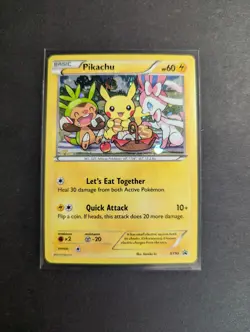 Pikachu XY95 Black Star Promo Holo Heavy Play Pokemon Card - Image 1