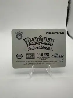 Pokemon Ash Ketchum Pioneer Viz Video Promo Card Lenticular PIKA-0020D/DVD - Image 2