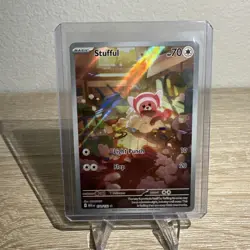 Stufful IR 154/132 MEG Mega Evolution Pokemon Card TCG - NM Near Mint - Image 1