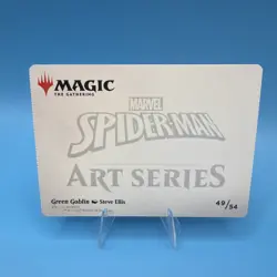 2025 MTG EN Spider-Man Art Series Green Goblin 49/54 KM035 !Crimp Error Card! - Image 3
