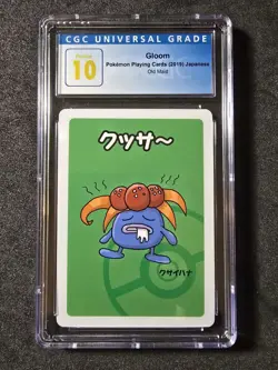 Gloom Pokemon Playing Cards (2019) - Japanese Old Maid CGC Pristine 10!💎🫐💎 - Image 2