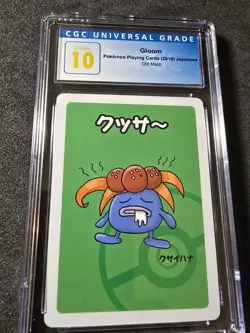Gloom Pokemon Playing Cards (2019) - Japanese Old Maid CGC Pristine 10!💎🫐💎 - Image 3