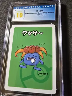 Gloom Pokemon Playing Cards (2019) - Japanese Old Maid CGC Pristine 10!💎🫐💎 - Image 4