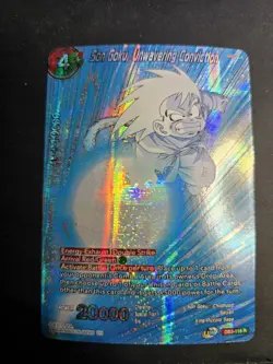 DRAGON BALL SUPER CCG SON GOKU, UNWAVERING CONVICTION #DB3- 116 R FOIL CARD NM - Image 1