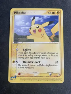 Pikachu 43/95 EX Team Magma vs Team Aqua Pokemon TCG Regular Common Card - Image 1