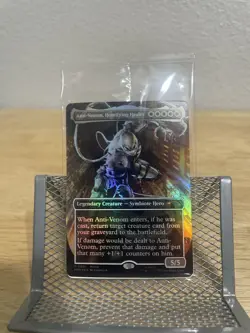 Magic The Gathering x Marvel Legends Agent Anti-Venom Promo Card - Image 1