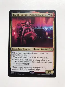 Judith Carnage Connoisseur MTG Magic the Gathering Card NM Near Mint MKM - Image 1