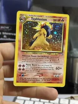 Typhlosion 17/111 Neo Genesis 2000 Holo Rare WOTC Pokemon Card TCG - Image 3