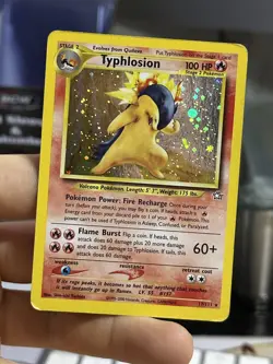 Typhlosion 17/111 Neo Genesis 2000 Holo Rare WOTC Pokemon Card TCG - Image 5