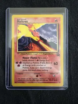 1999 Pokemon Promo Moltres #21 Holo Black Star Vintage WOTC Card - NM - Image 1