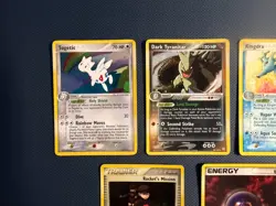 Ex Team Rocket Returns Pokemon Card Lot LP/MP Holo Togetic 14/109 Stamped 94/109 - Image 2