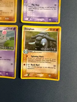 Ex Deoxys Pokemon Card Lot LP/MP Reverse Holo Stamped Donphan 20/107 - Image 5