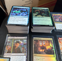 MAGIC THE GATHERING SPIDER-MAN 276 CARD LOT - Mythics, Rares, Commons-Foil & Non - Image 2