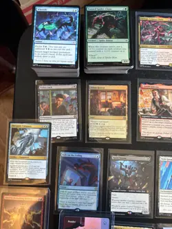MAGIC THE GATHERING SPIDER-MAN 276 CARD LOT - Mythics, Rares, Commons-Foil & Non - Image 3