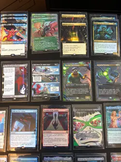 MAGIC THE GATHERING SPIDER-MAN 276 CARD LOT - Mythics, Rares, Commons-Foil & Non - Image 5
