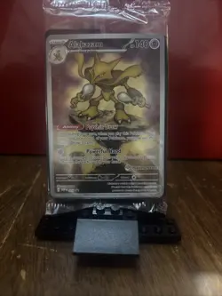 Pokemon Center Stamped Promo Card Alakazam 009 PROMO. SEALED - Image 1