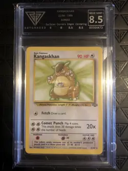 kangaskhan 21/64 jungle GETGRADED 8.5 NM+ pokemon card NOT PSA - Image 1