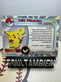 Topps Pokemon Tv Animation Series Pikachu Foil Card - Image 2