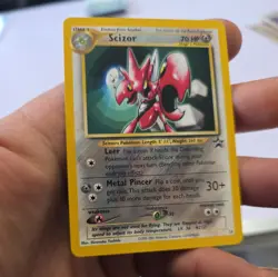 scizor Black Star Promo #33 WOTC Exclusive Non-Holo pokemon card - Image 2