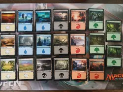 Magic the Gathering (Lot of 165) Magic M20 Core Set Basic Lands Lot 2020 - Image 1