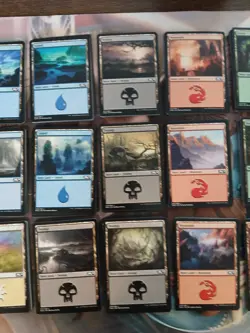 Magic the Gathering (Lot of 165) Magic M20 Core Set Basic Lands Lot 2020 - Image 3
