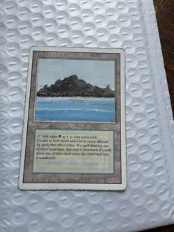 Magic the Gathering Tropical Island Land Revised Edition - Image 1