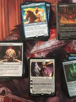 Magic the Gathering (Lot of 155) Commander Masters lot Rares Tokens Foils + More - Image 2