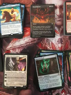 Magic the Gathering (Lot of 155) Commander Masters lot Rares Tokens Foils + More - Image 3