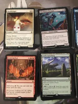 Magic the Gathering (Lot of 320) Throne of Eldraine Rares Foils Tokens + More - Image 2