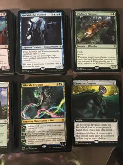 Magic the Gathering (Lot of 320) Throne of Eldraine Rares Foils Tokens + More - Image 3