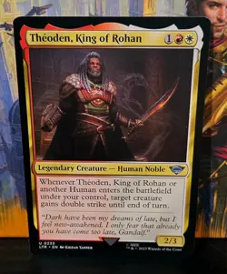 magic the gathering - Theoden, King of Rohan - Legendary Creature - Human Noble - Image 1