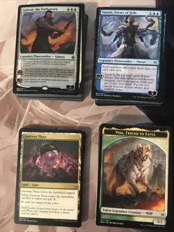 Magic the Gathering (Lot of 295) War of the Spark Lot Cube Foils Rares + More - Image 2
