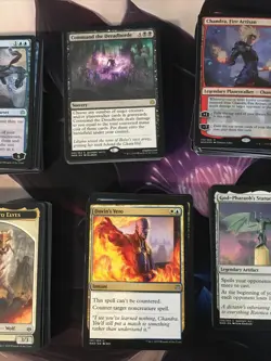 Magic the Gathering (Lot of 295) War of the Spark Lot Cube Foils Rares + More - Image 3