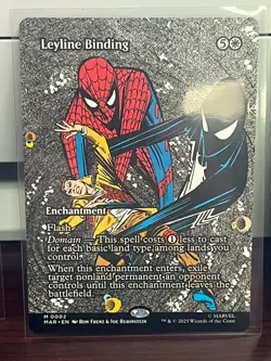 Leyline Binding (Borderless) Marvel Spider-Man Magic The Gathering - Image 1