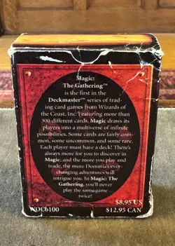 Magic the Gathering Deckmaster 4th Edition WOC 6100 1995 Vintage Never Played - Image 2