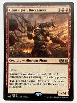 Glint-Horn Buccaneer LP Core Set 2020 141/280 Magic: The Gathering Regular - Image 1