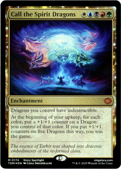 Call the Spirit Dragons (Foil) - 0174 - Tarkir Dragonstorm - MTG - NM/M - Image 1