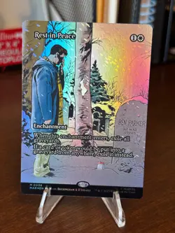 Rest in Peace (Borderless Foil) 6 (M) MTG Marvel's Spider-Man Eternal-Legal MAR - Image 1