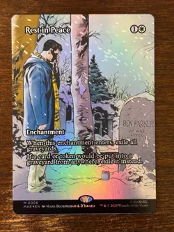 Rest in Peace (Borderless Foil) 6 (M) MTG Marvel's Spider-Man Eternal-Legal MAR - Image 2