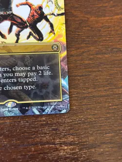 MTG Multiversal Passage 206 Rare Borderless Land Marvel Spider-Man Non Foil - Image 4
