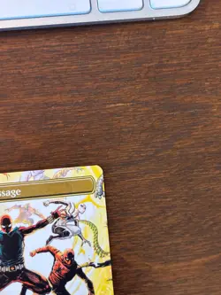 MTG Multiversal Passage 206 Rare Borderless Land Marvel Spider-Man Non Foil - Image 5