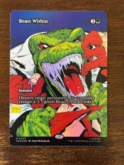 Beast Within (Borderless) - Marvel Universe Eternal-Legal (MAR) Foil - Image 2