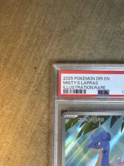 2025 POKEMON DESTINED RIVALS EN MISTY’S LAPRAS ILLUSTRATION RARE #194 💎 PSA 9 - Image 3