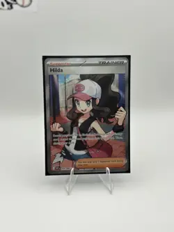 Pokemon TCG Hilda 164/086 Full Art Ultra Rare White Flare Holo - Image 2